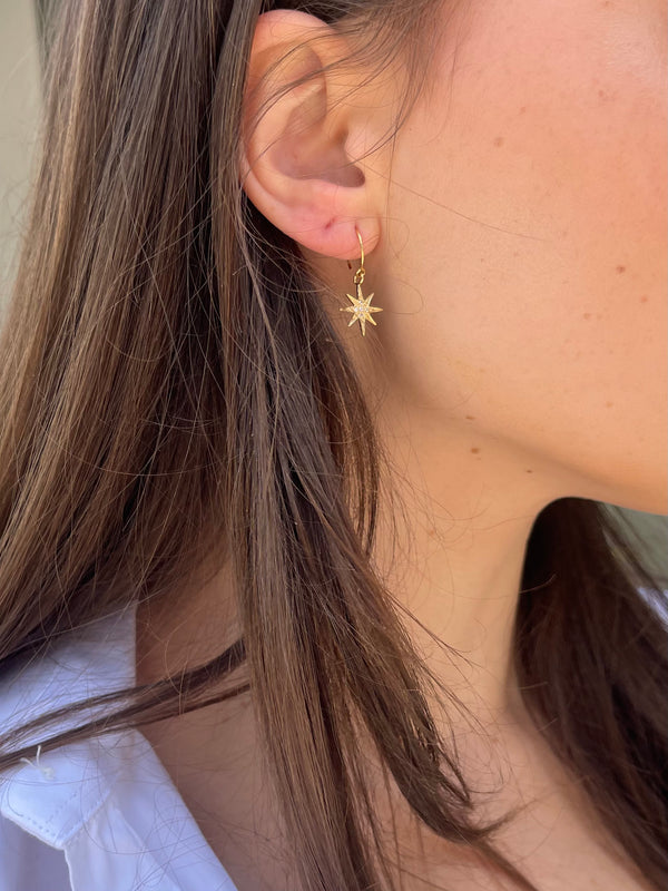 Hope Star Medallion Earrings