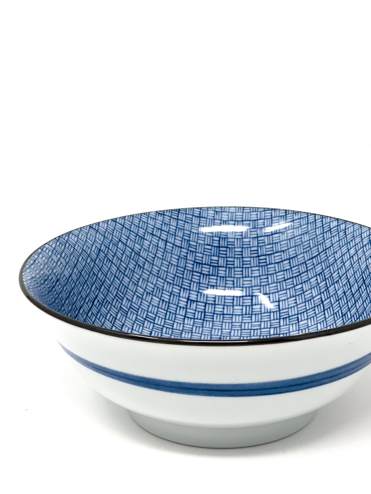 Blue Pattern High Open bowl Assorted