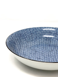 Blue Pattern Wide Bowl Assorted