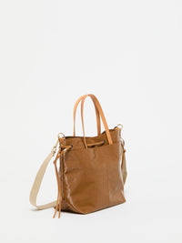 Emy Linen Tote Bag -Havana