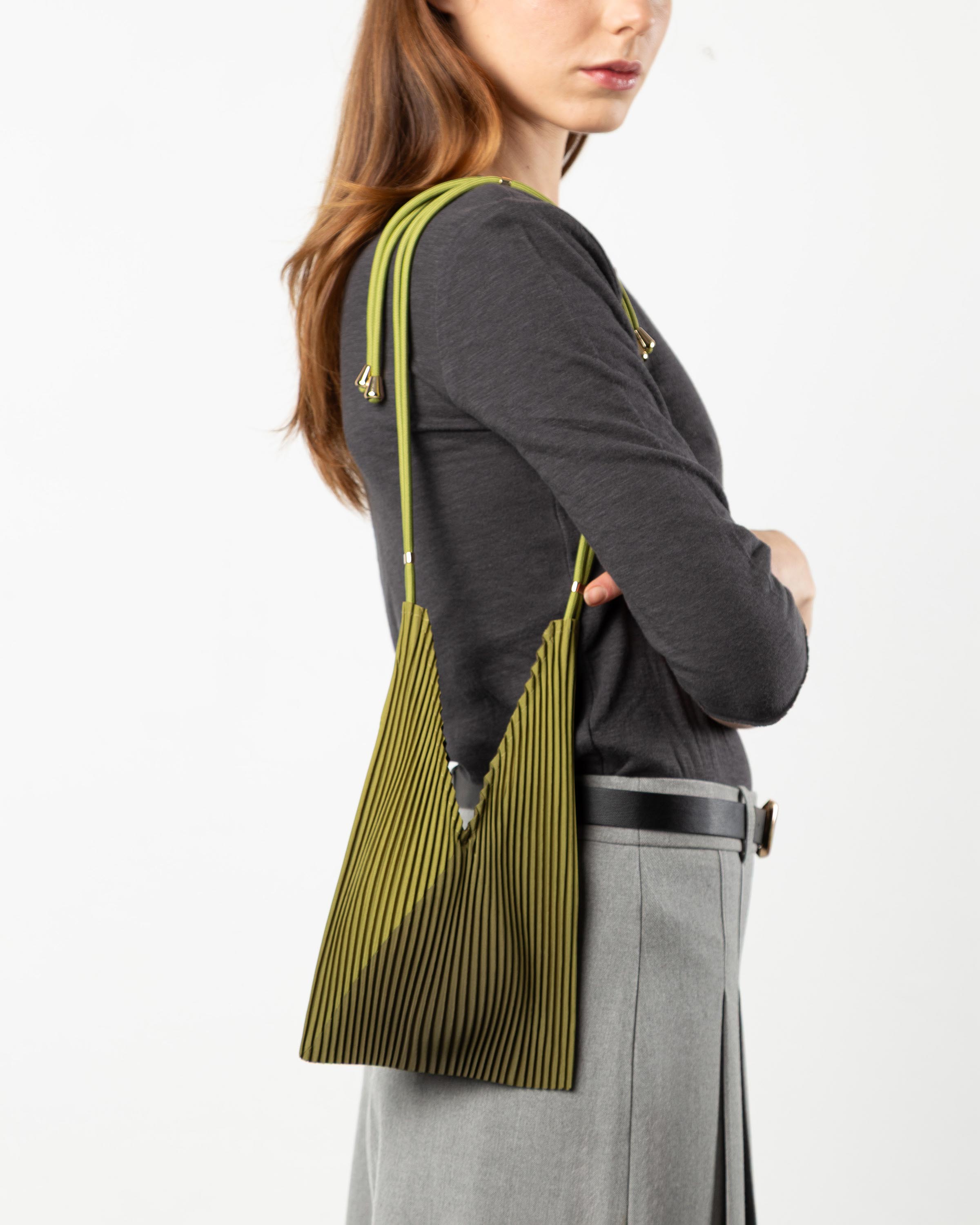 Woodbine Pleated Pouch Bag
