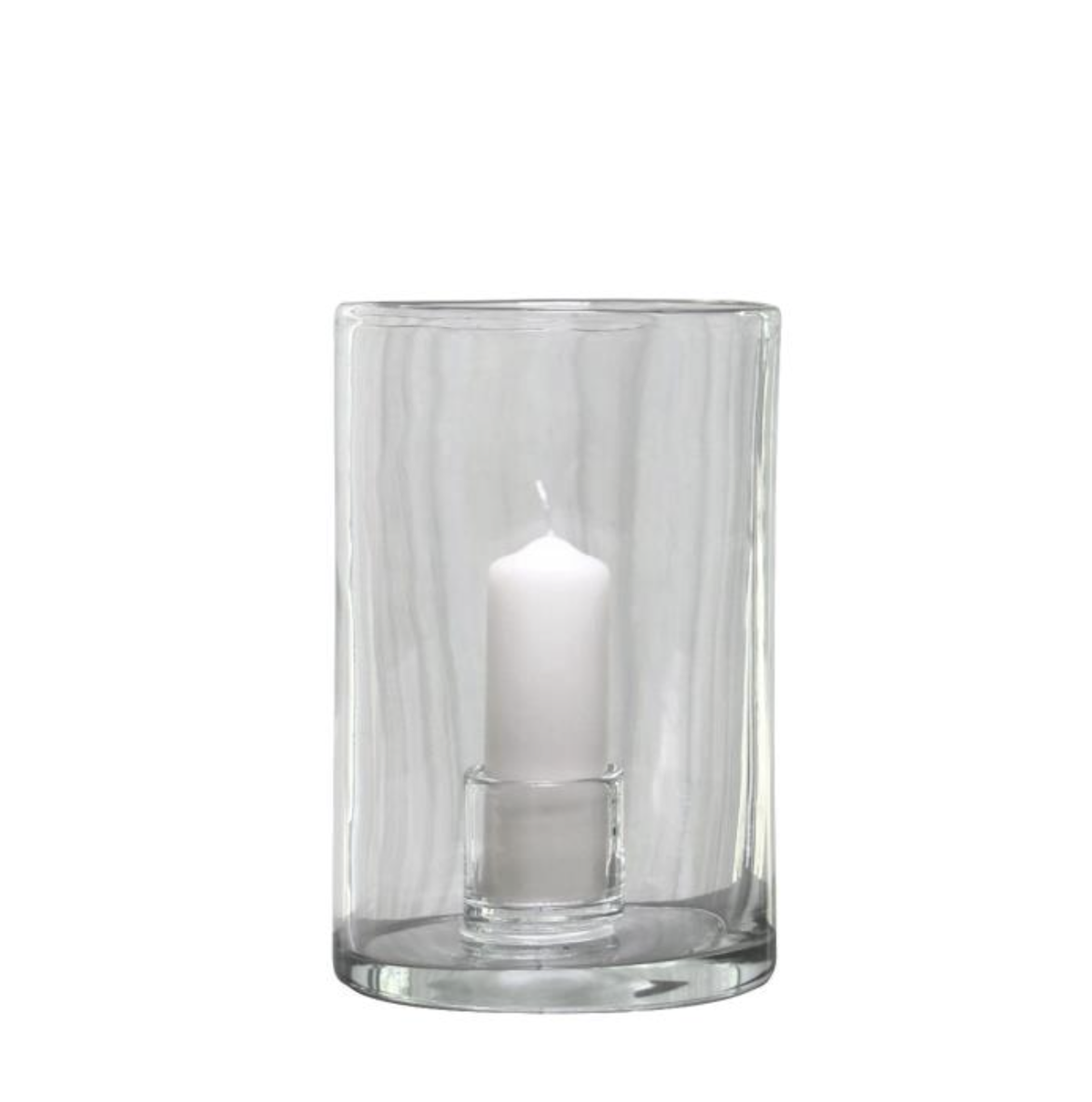 Hurricane Vase Medium - Clear