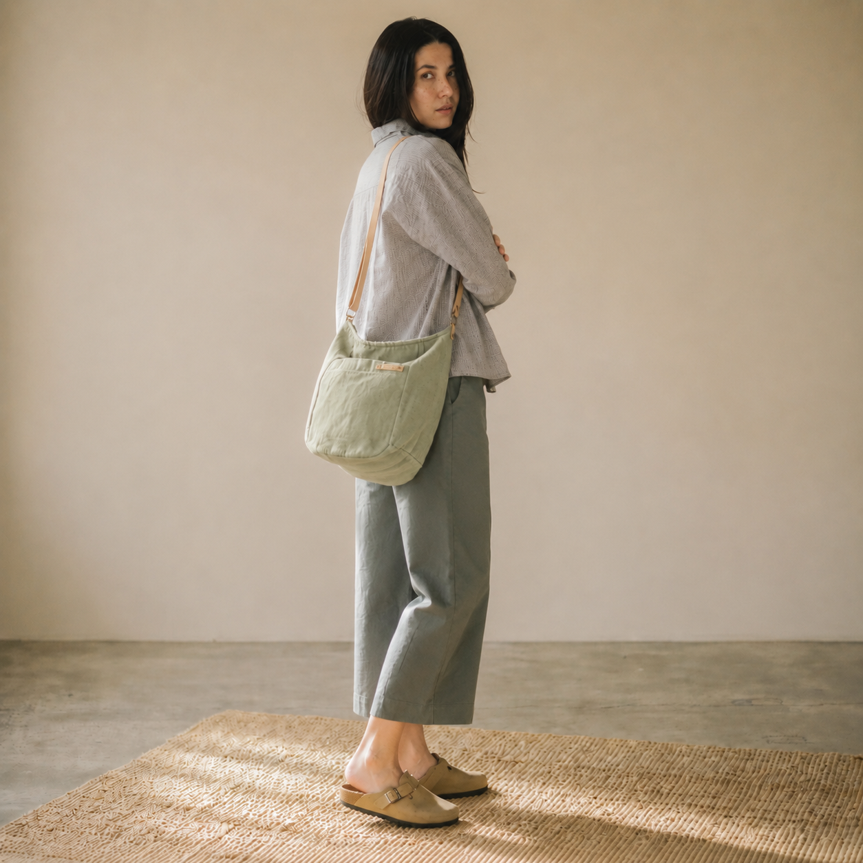 Crossbody Bag - Sage Green