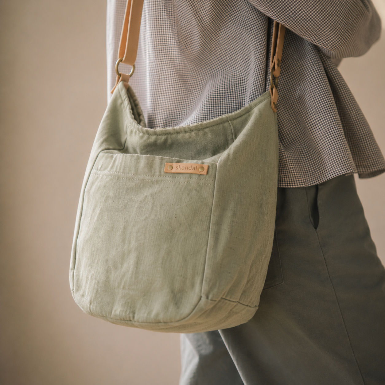 Crossbody Bag - Sage Green