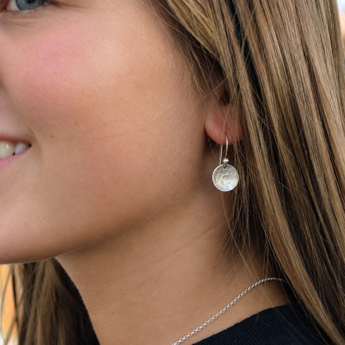 Moon Hippies Small Earrings - Silver