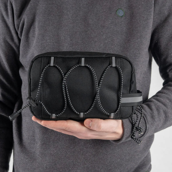 Billy Belt Wash Bag Black Stone