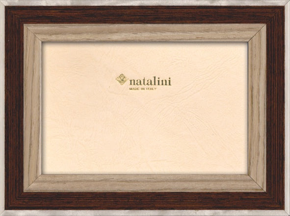 Natalini Brown Beige Stripe Frame