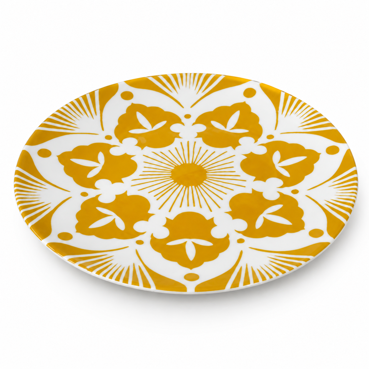 Termez Yellow Large Plate