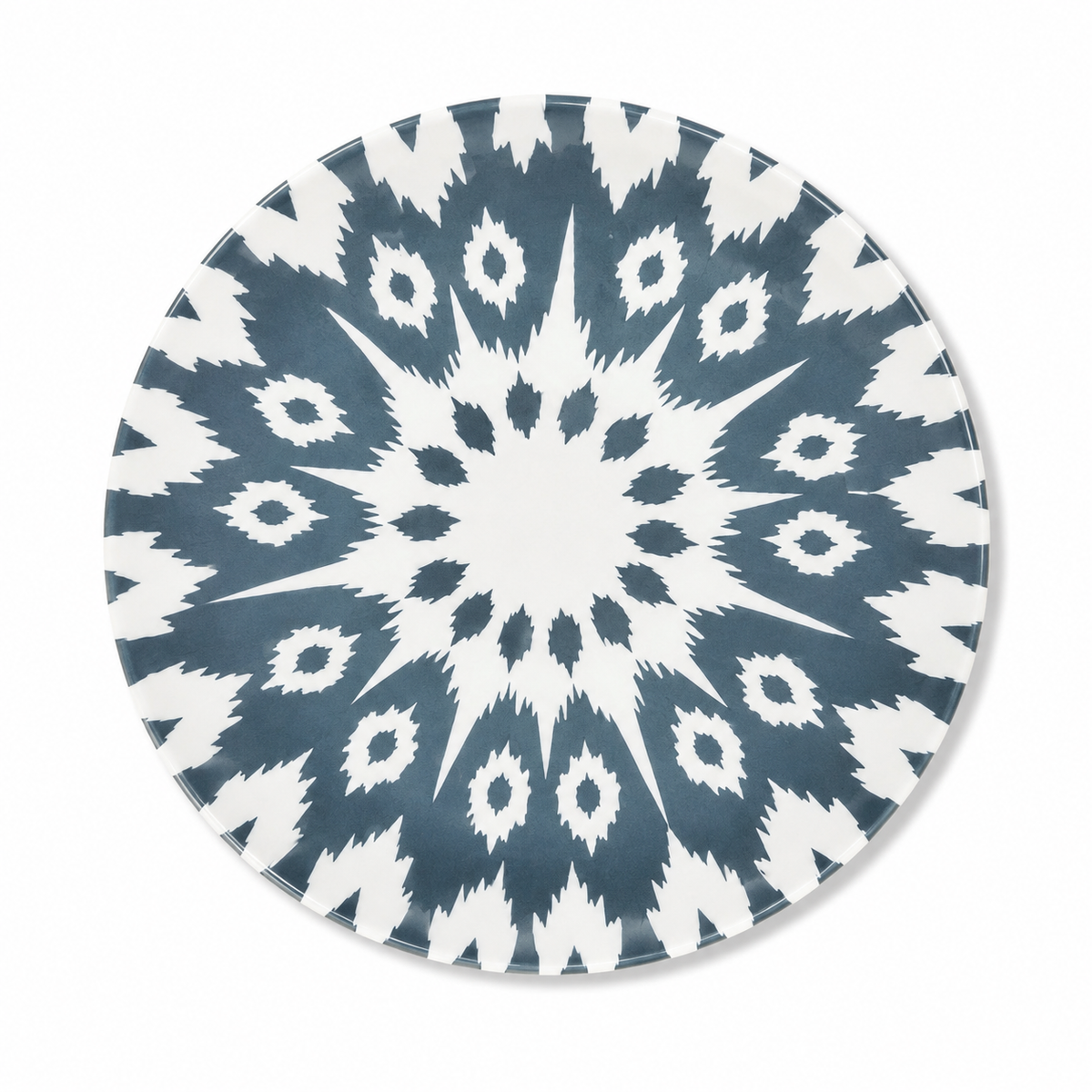 Tse Tse Tashkent Plate Blue Grey