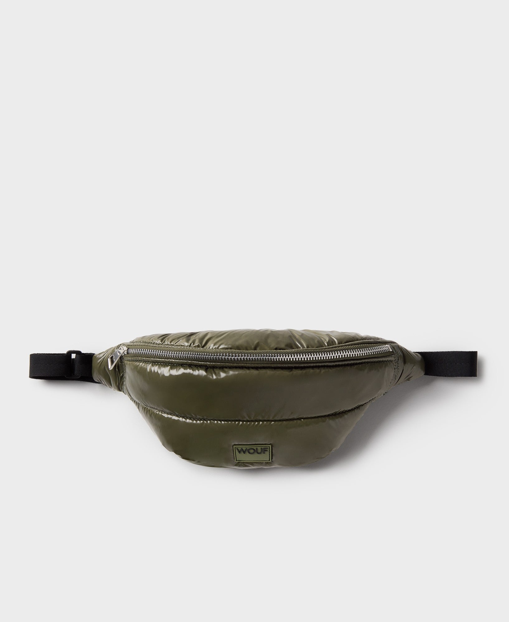 Air Glossy Waist Bag Khaki