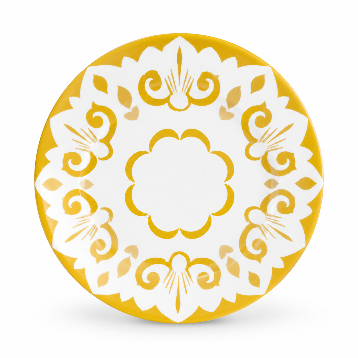 Ishan Orange Large Plate
