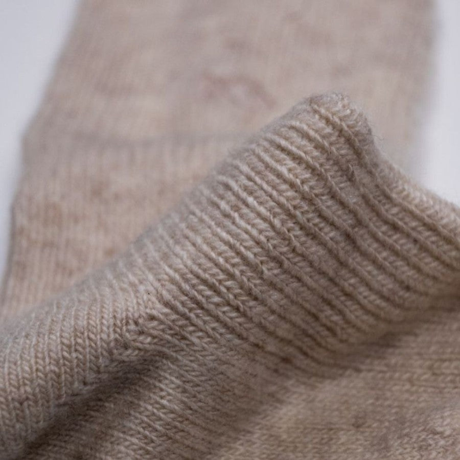 Billy Belt women's wool/angora socks - OATMEAL