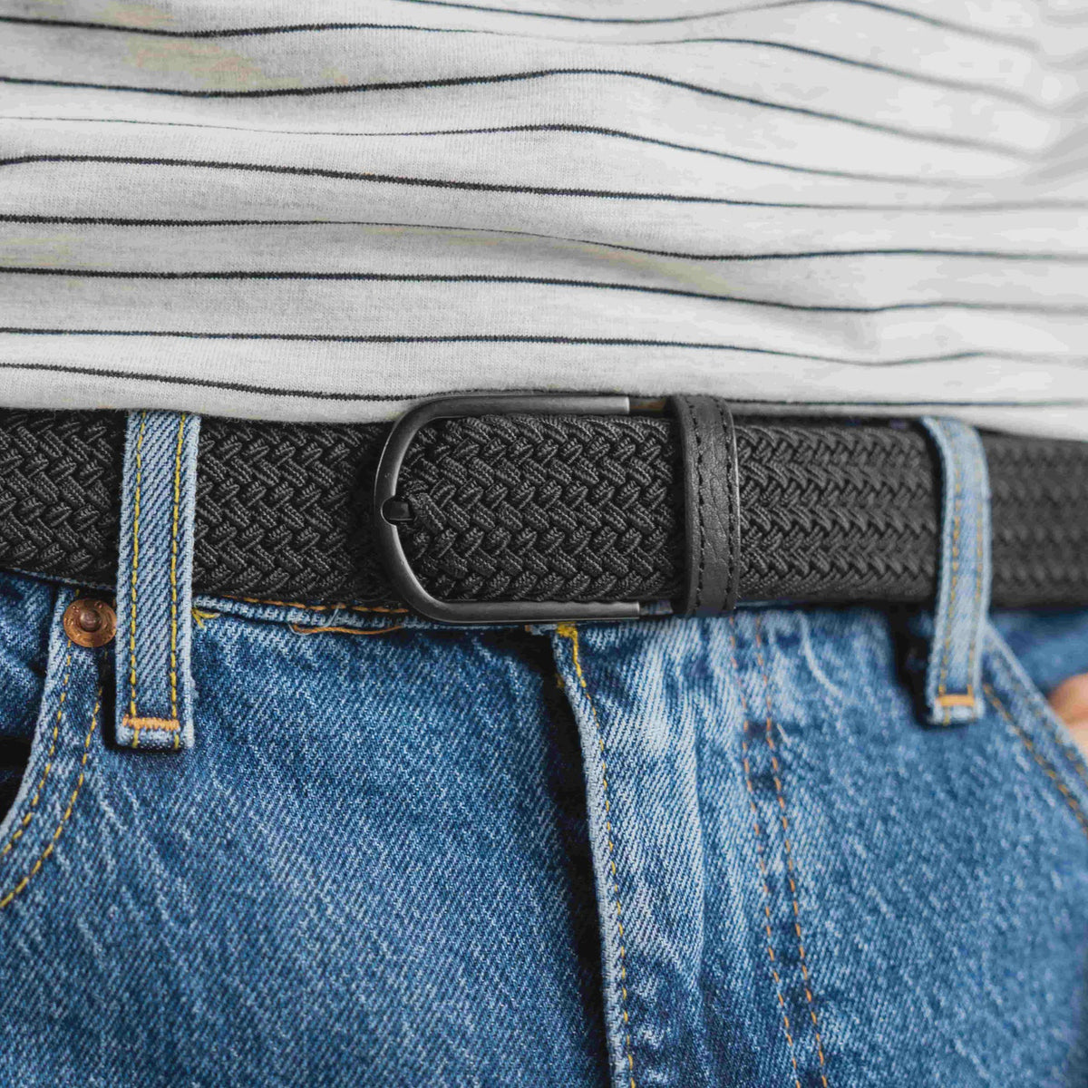 Braided Belt - All Black