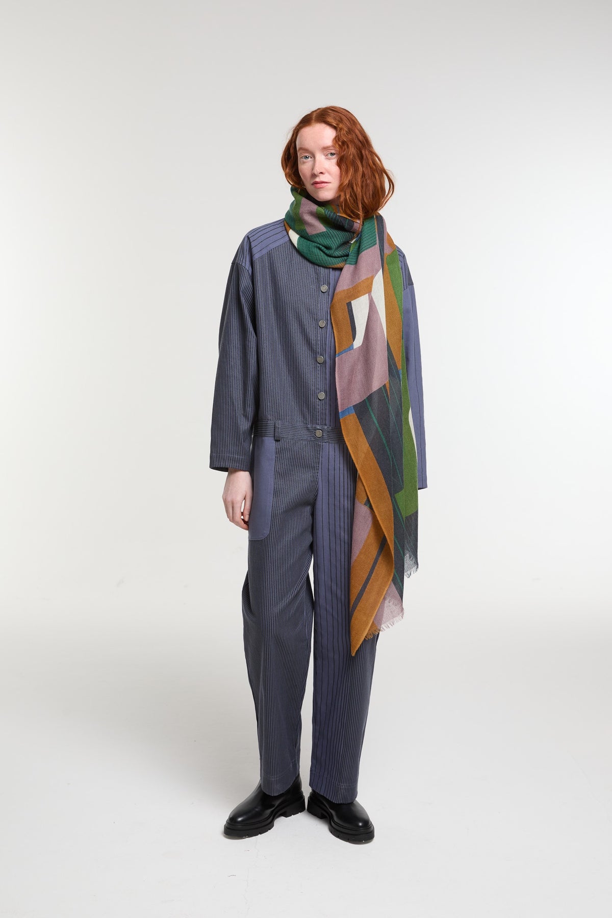 Green Petra Scarf