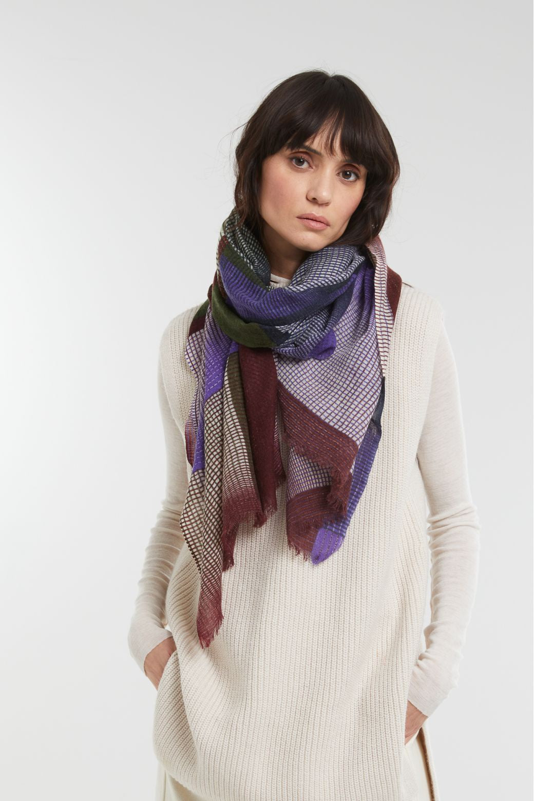 Khaki Optique Scarf