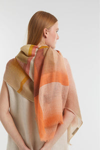 Peach Optique Scarf