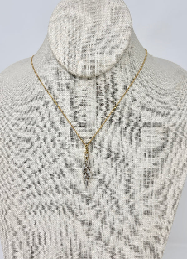 Charlize Pendant - Gold and Silver