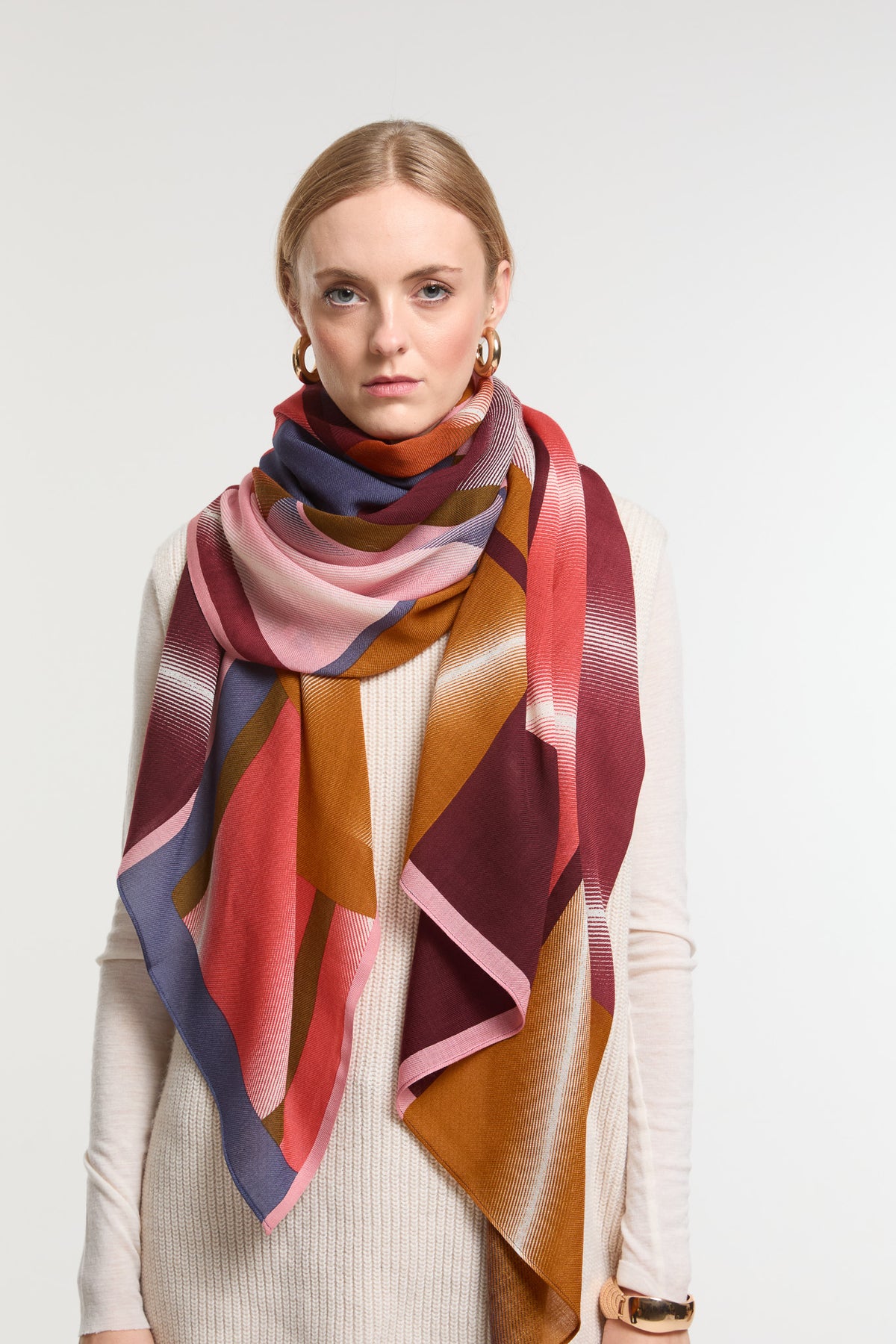 Burgundy Mystique Scarf