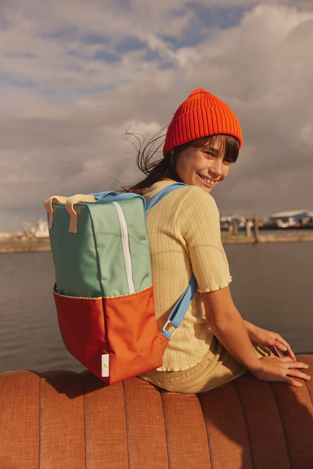 Sticky Lemon Backpack Large - Aquatic Green + Shipwreck Rust