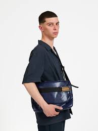 Rome Escape Satchel Shoulder Bag - Navy