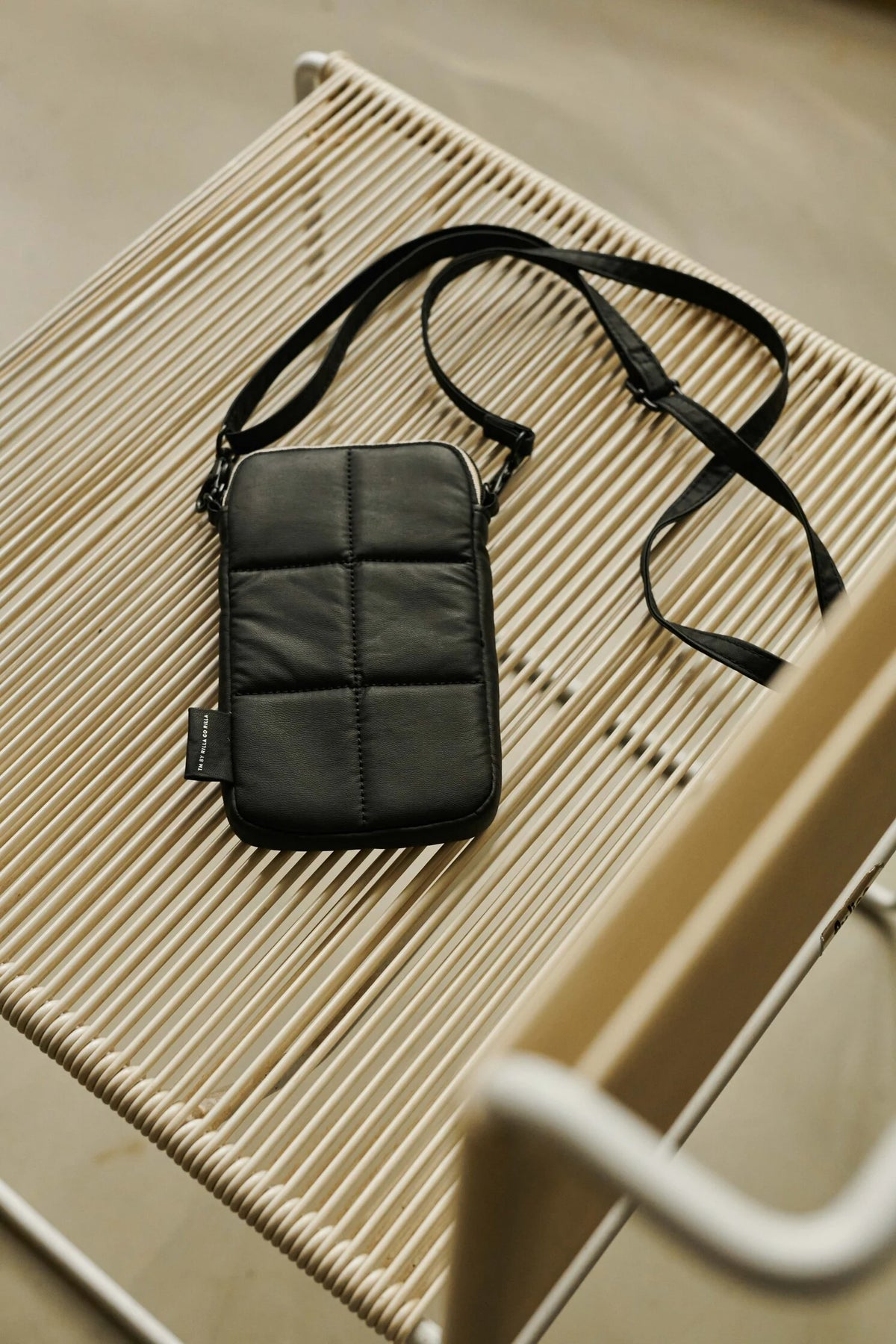 Puffy Phone Pouch Black