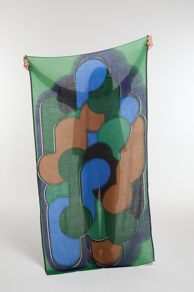 Green Aurae Scarf