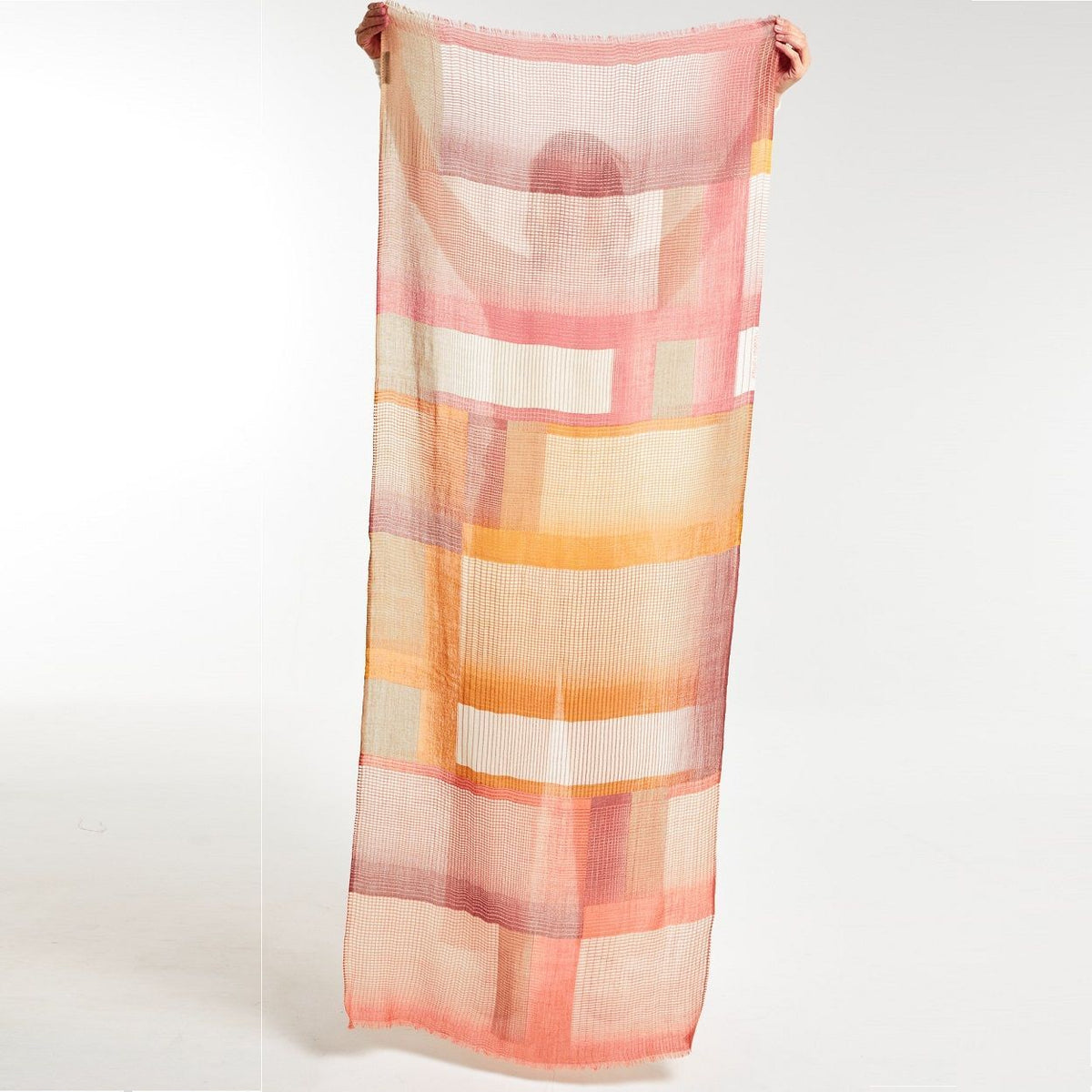 Peach Optique Scarf