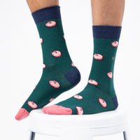 Animal Pattern Socks - Pig