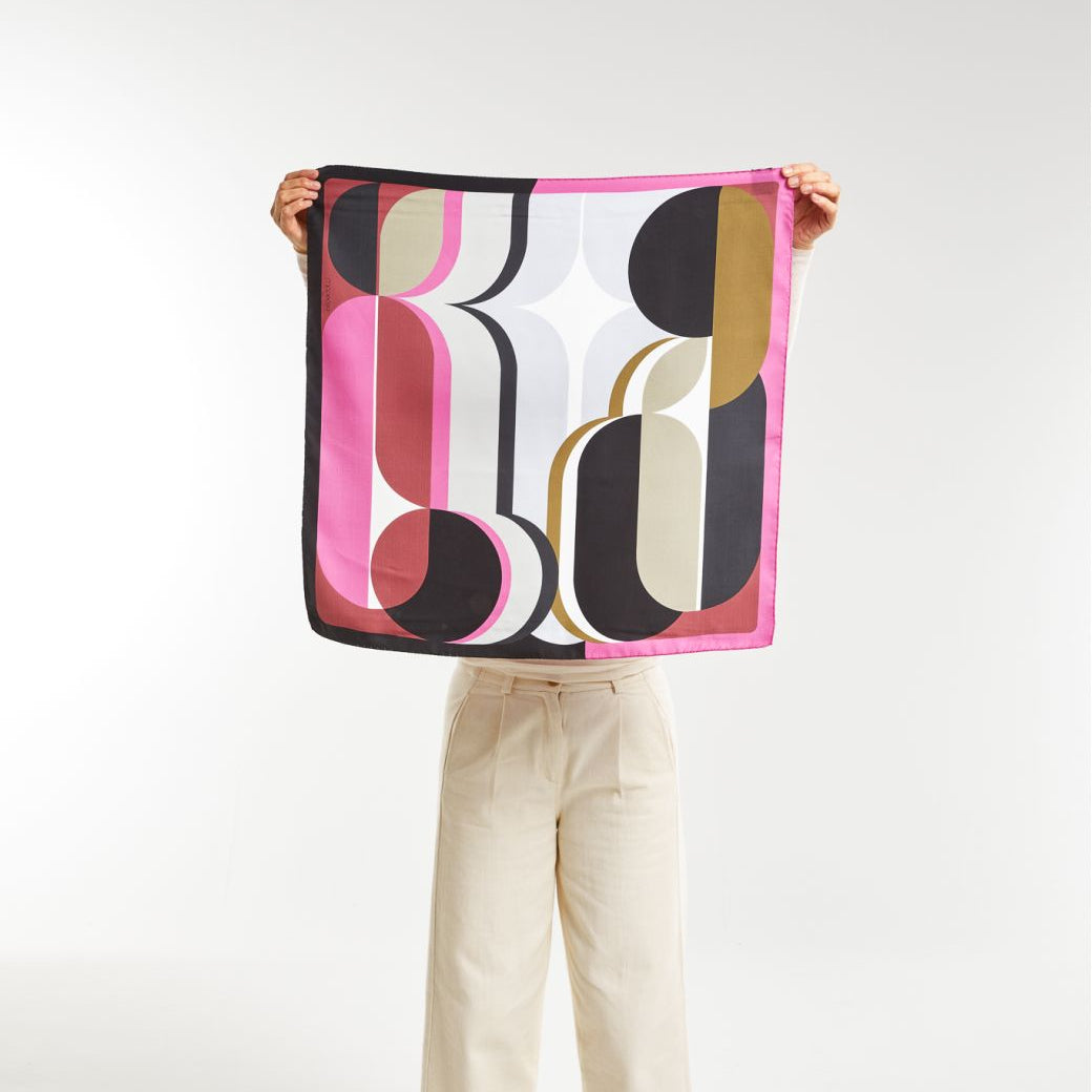 Pink Wonder Silk Square