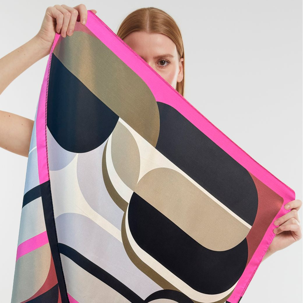 Pink Wonder Silk Square