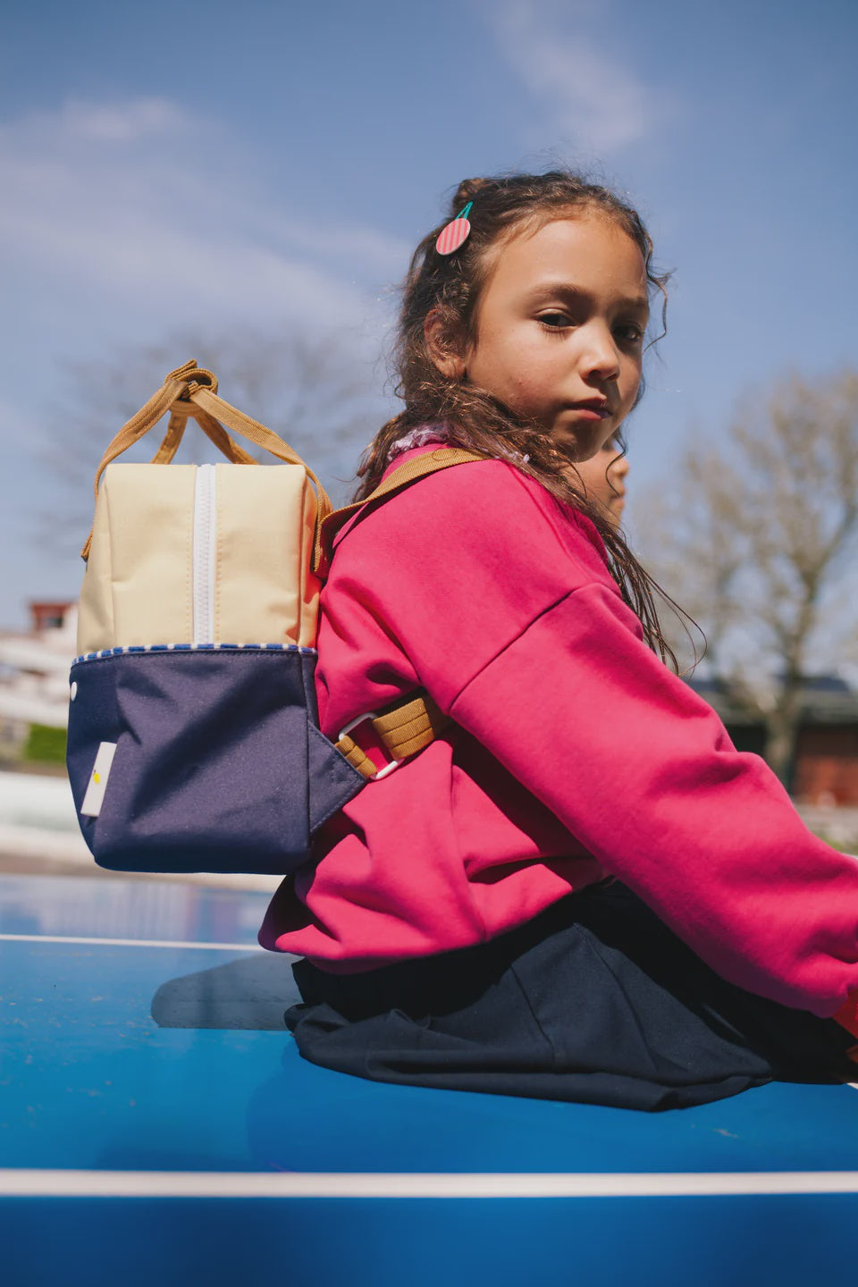 Kids Small Backpack - Feather Shuttle + Skate Ramp