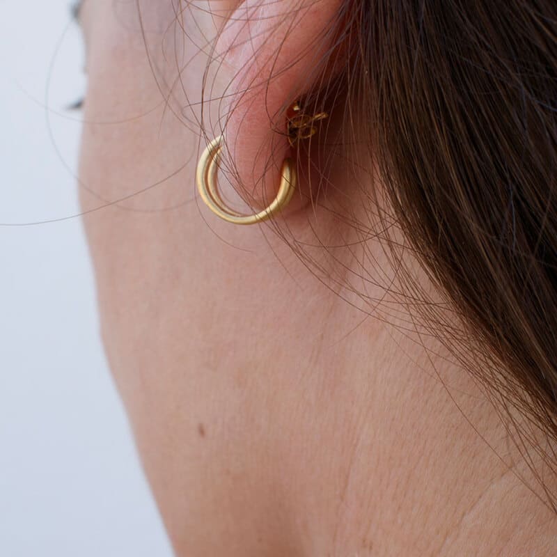 Rock & Soul Hoop M Earrings Gold