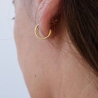 Rock & Soul Hoop M Earrings Gold
