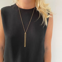 Rock & Soul Long Necklace Gold