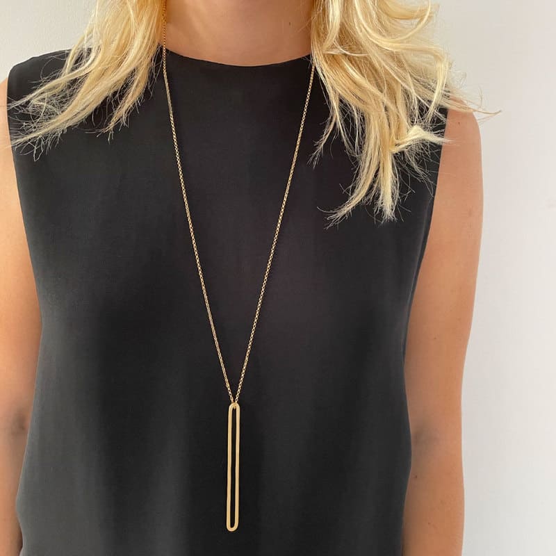 Rock & Soul Long Necklace Gold