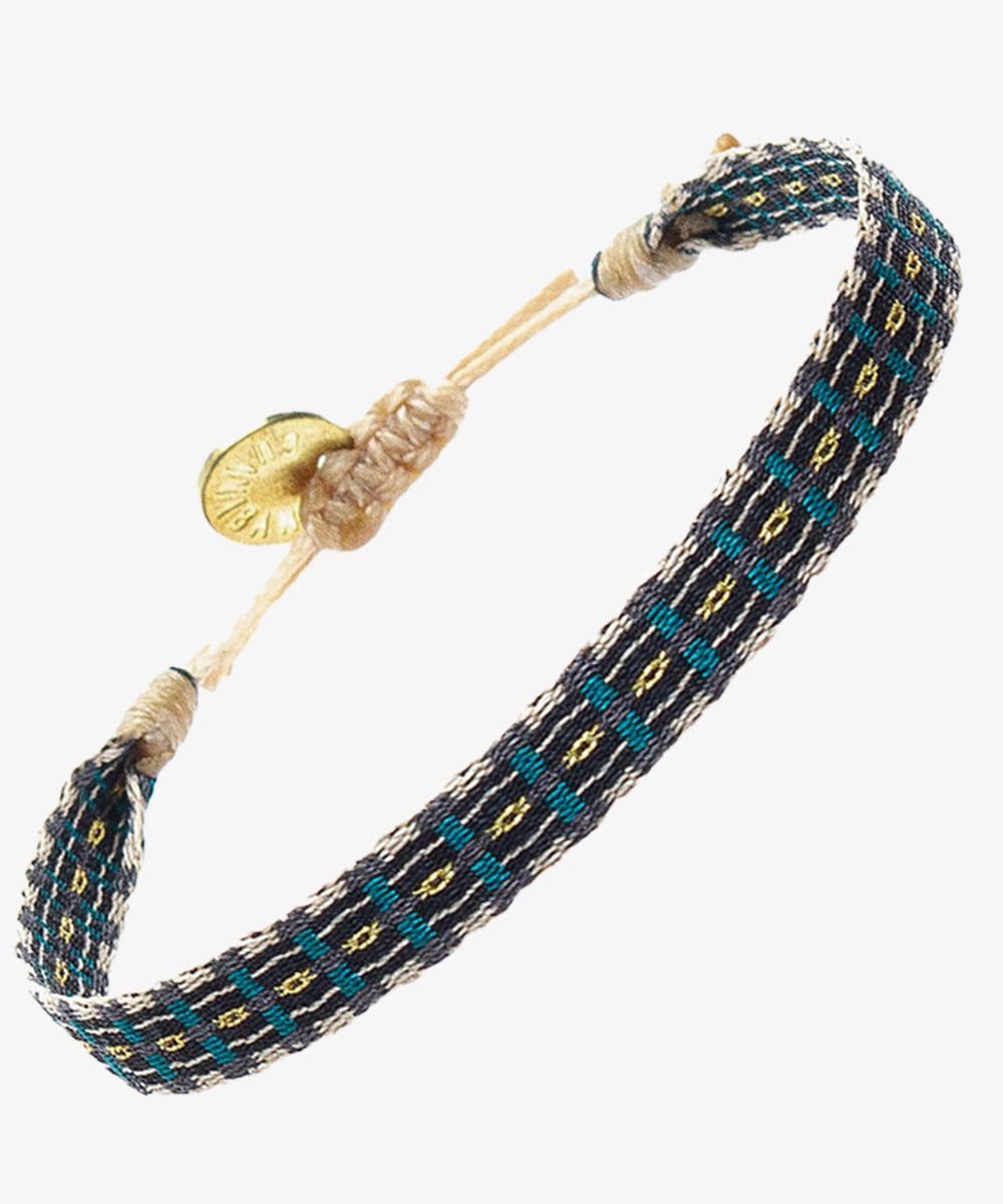Argantina 120 Bracelet gold-cream-green