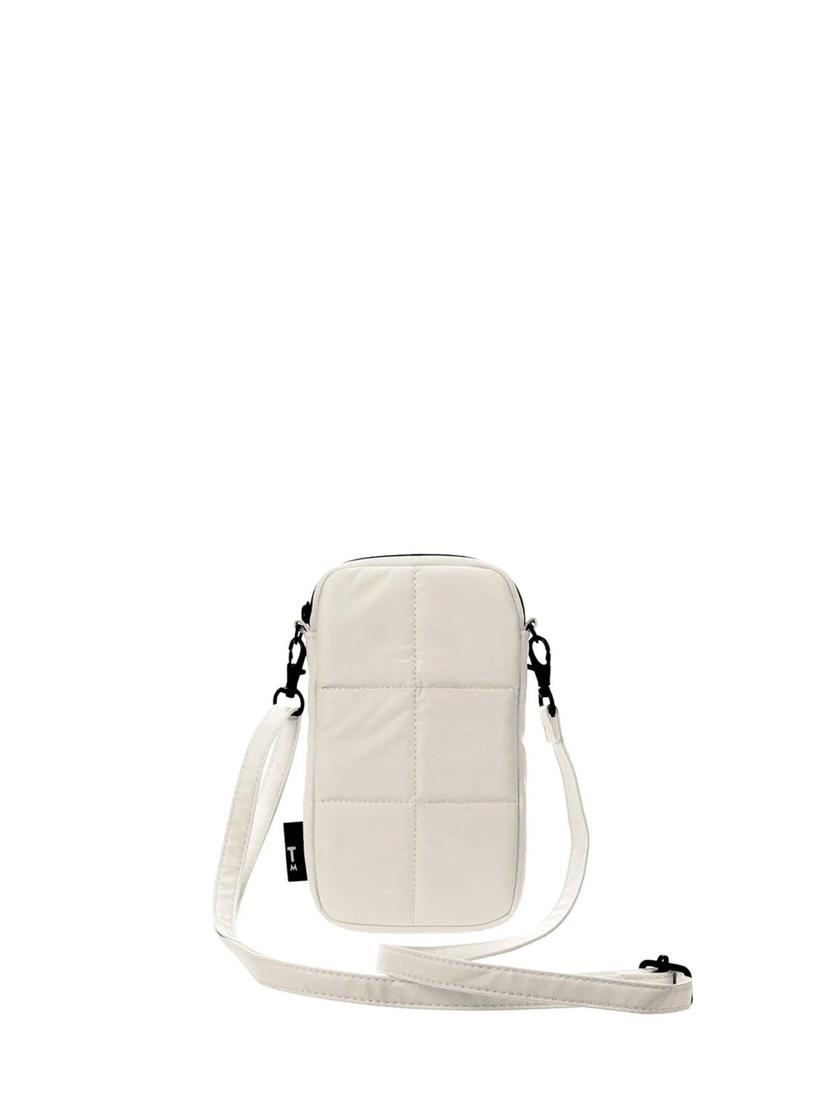 Luce Puffy Phone Pouch - White