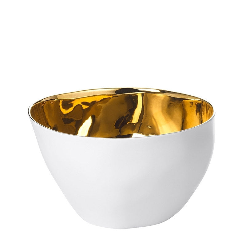 Gold Famished Bowl Medium