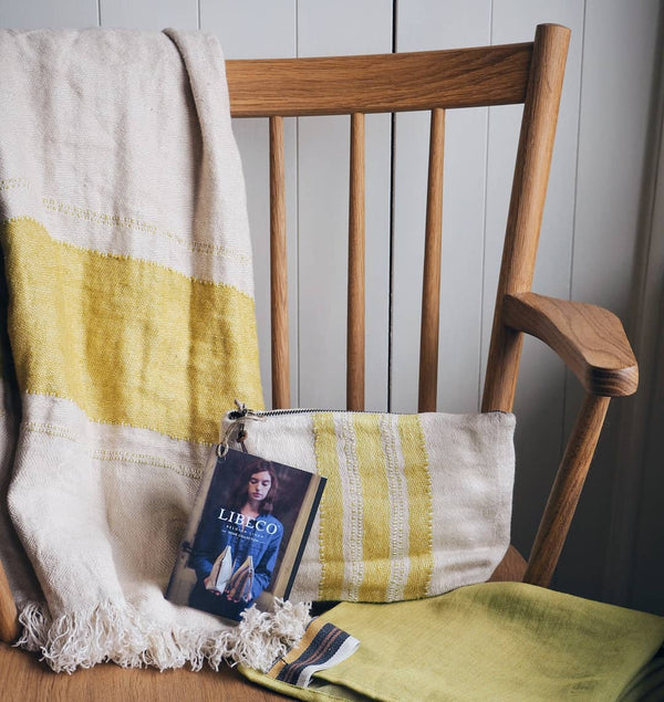 Mustard Stripe Pouch