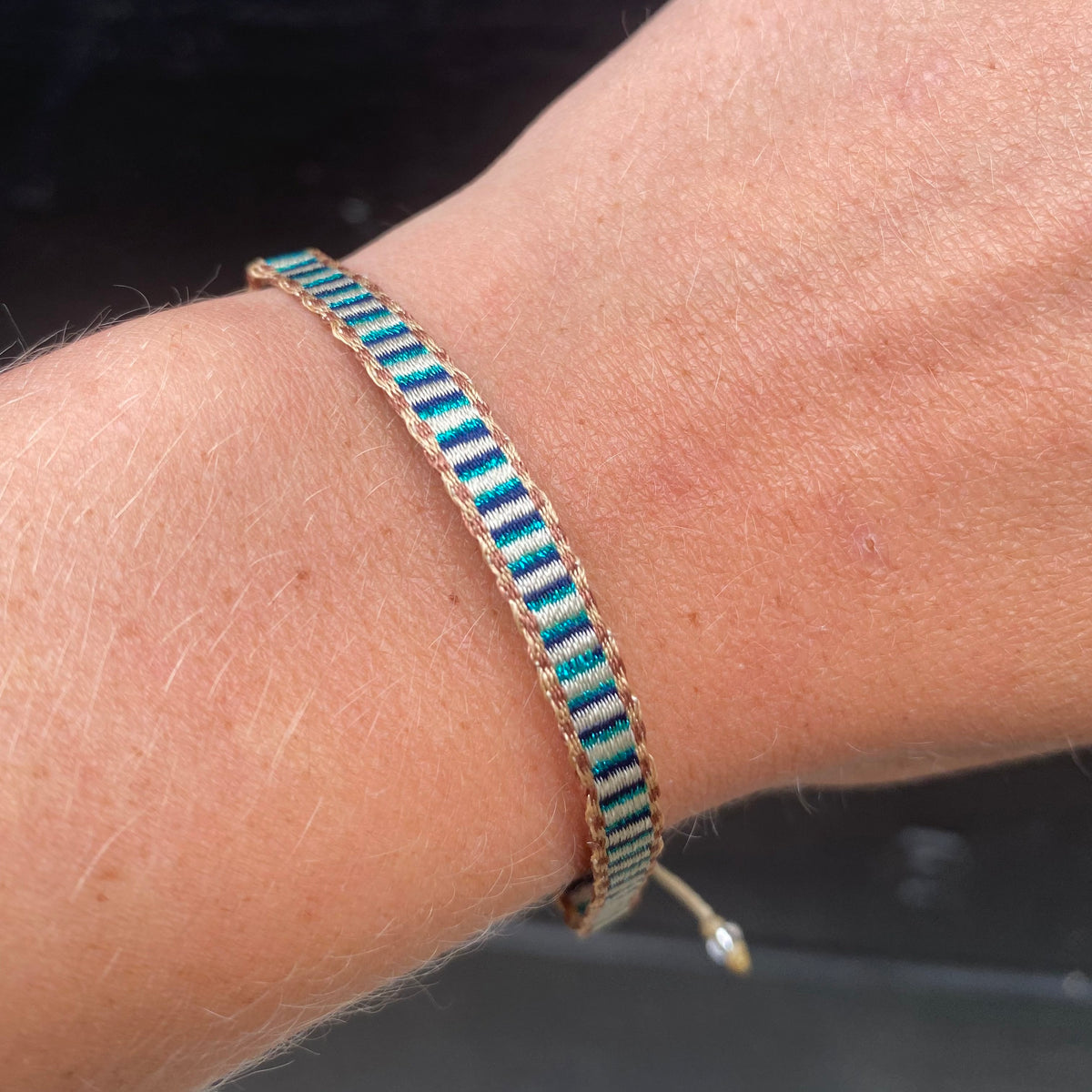 Argantina 120 Bracelet - Blue Stripe