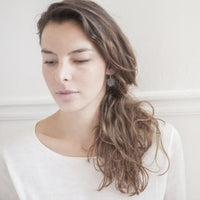 Louison Mesh Earrings - Silver