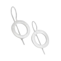 Aretes Hippies Small Earrings Silver