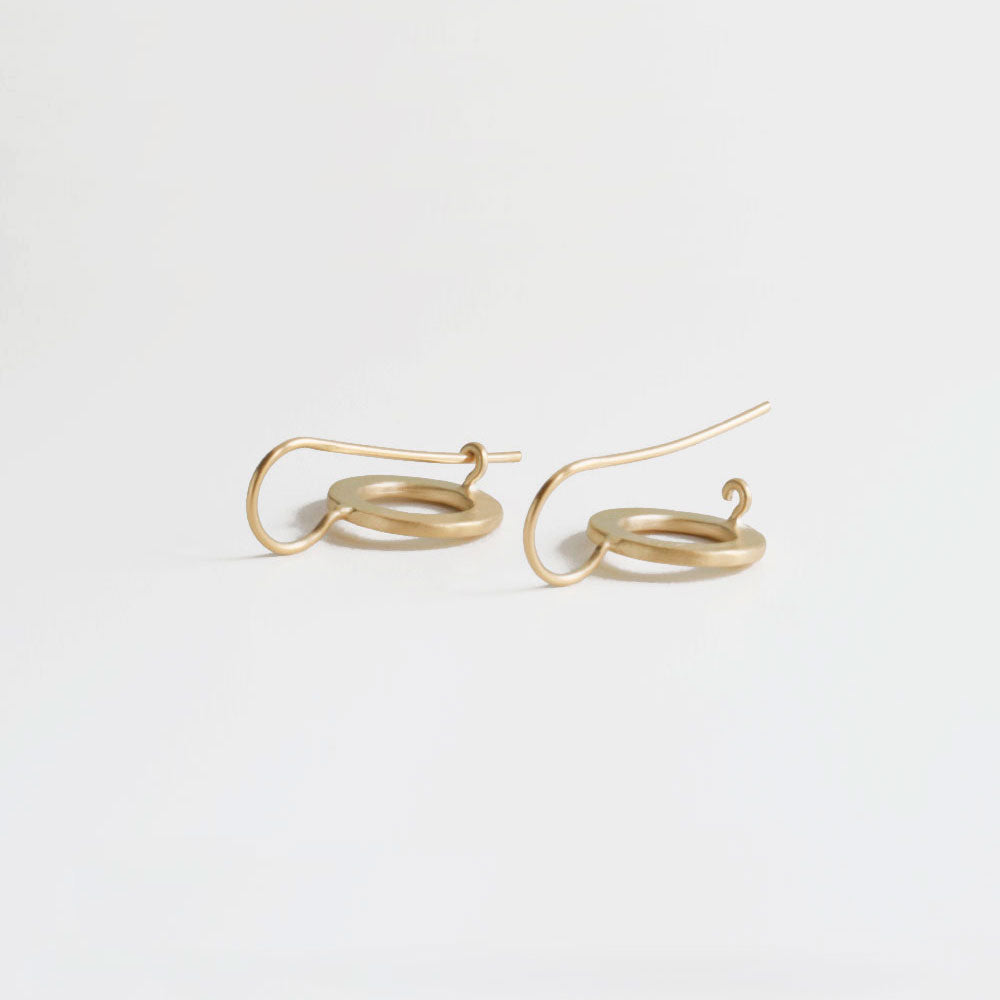 Aretes Hippies Small Earrings Gold