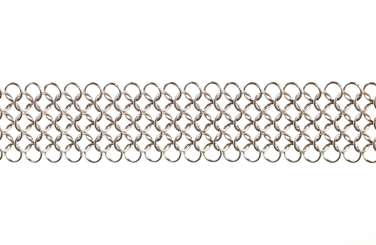 Les Basiques Fine Chainmail Necklaces - Silver