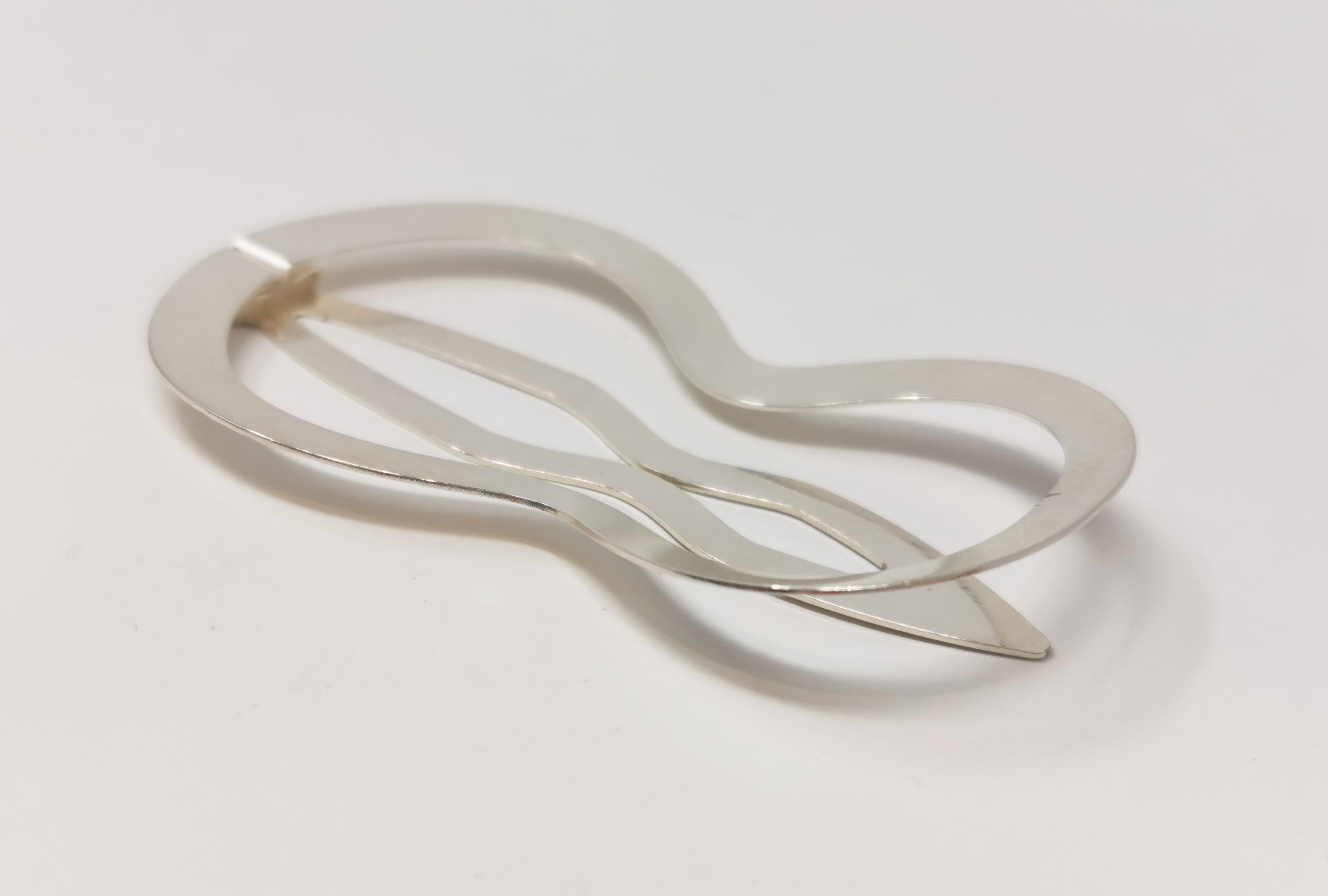 Billie Silver Hair Clip