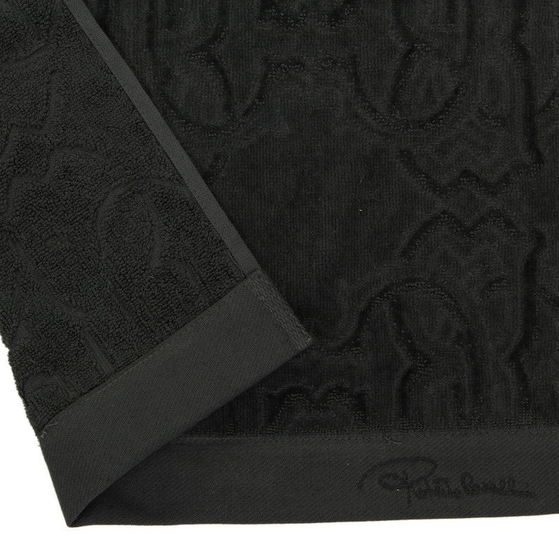 Roberto Cavalli Logo Towels - Dark Grey