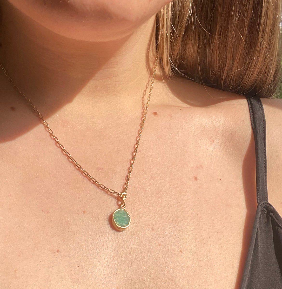 Baby Kurt Necklace/ Wrap Bracelet Amazonite