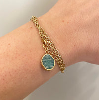 Baby Kurt Necklace/ Wrap Bracelet Amazonite