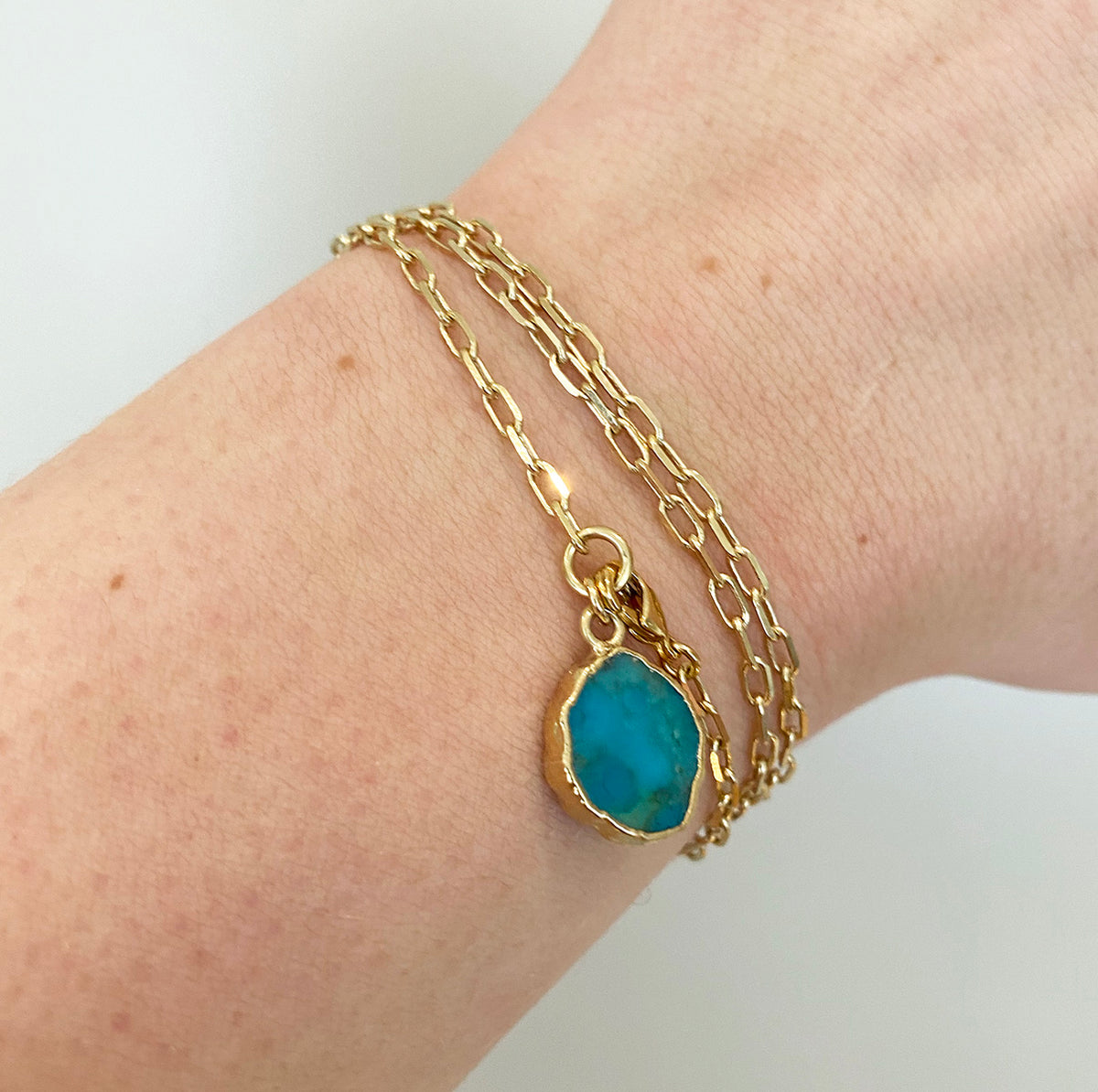 Kurt Necklace/Wrap Bracelet Turquoise