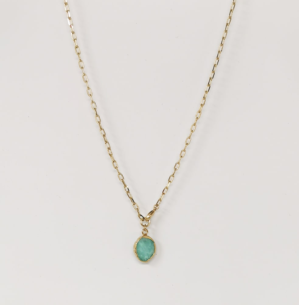 Baby Kurt Necklace/ Wrap Bracelet Amazonite